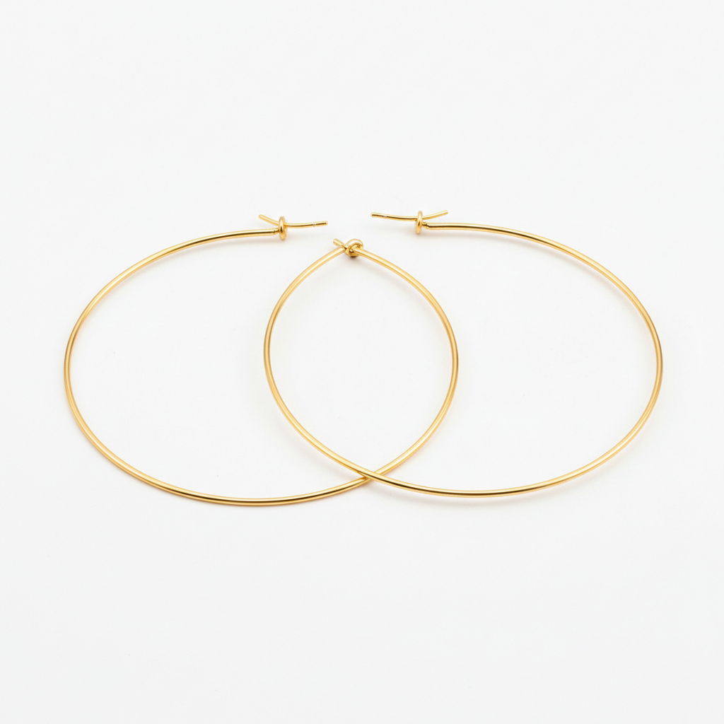 Μεγάλοι Λεπτοί Χρυσοί Κρίκοι