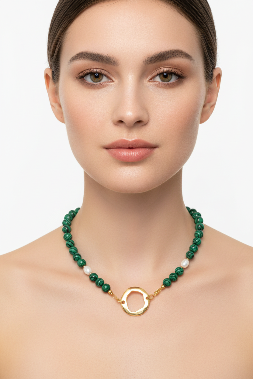 Malachite Pearl - Φορεμένο
