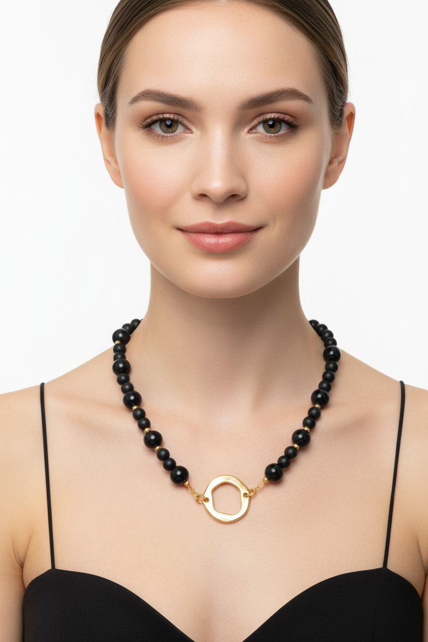 Black Stone Elegance - Φορεμένο