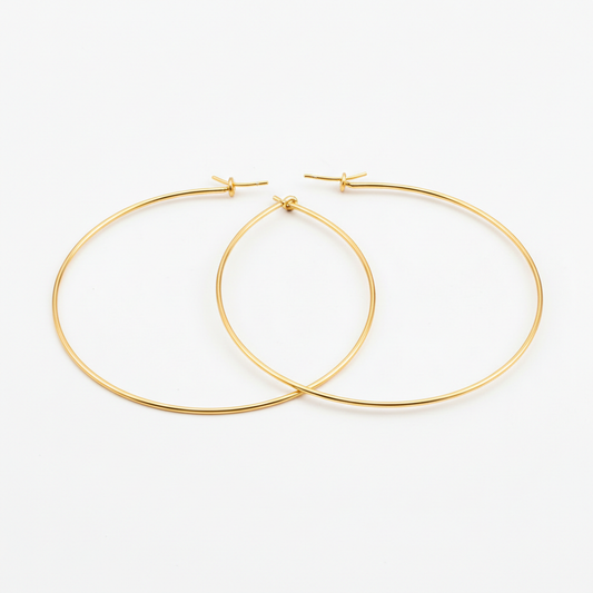 Μεγάλοι Λεπτοί Χρυσοί Κρίκοι