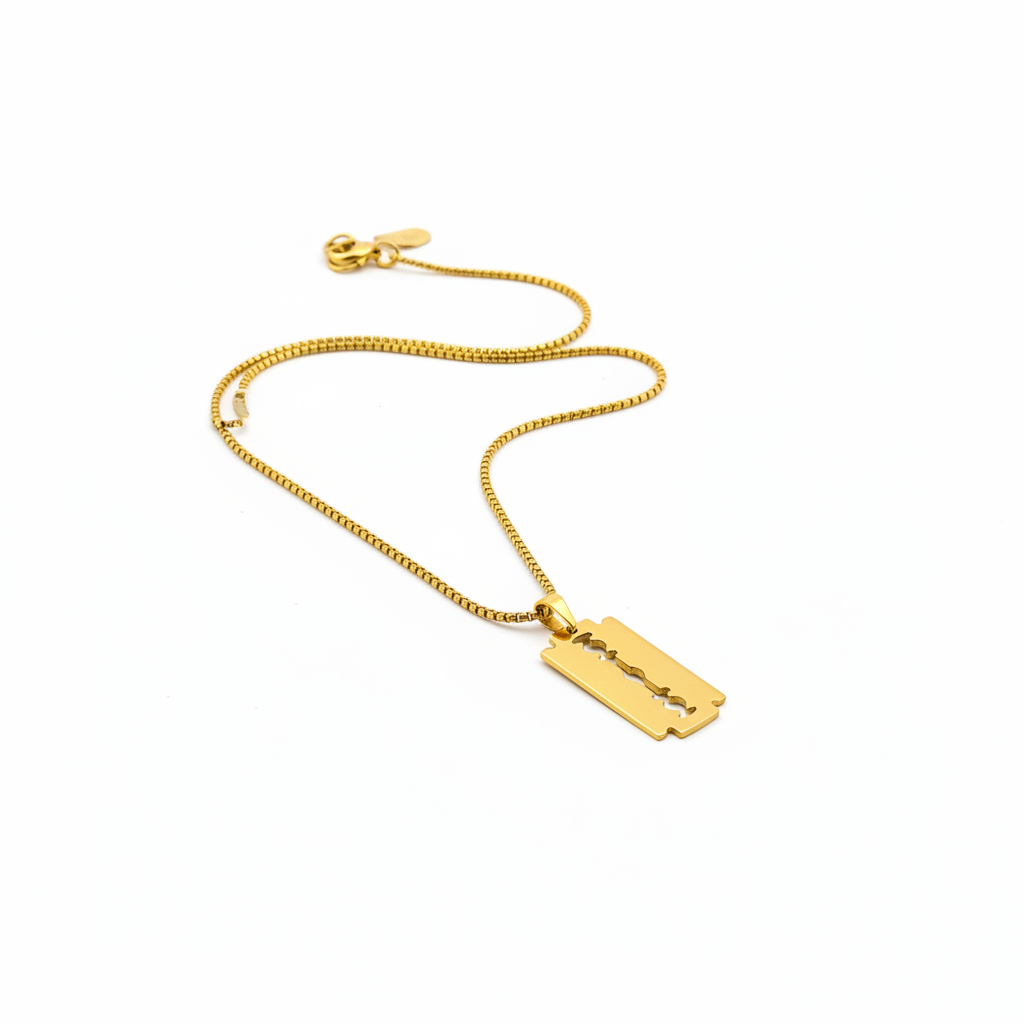 Razor Edge - Ανδρικό Κολιέ με Ξυράφι