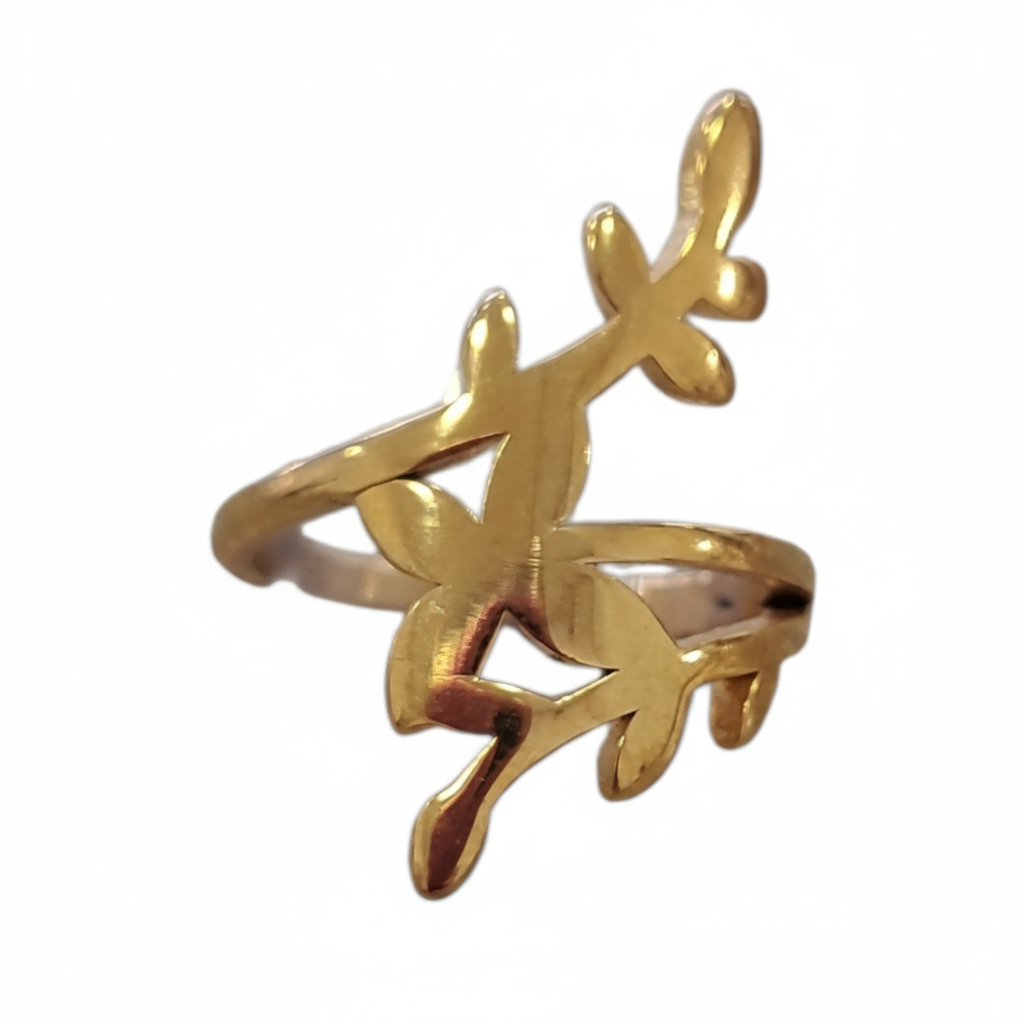 Golden Branch - Δαχτυλίδι Κλαδί Χρυσό