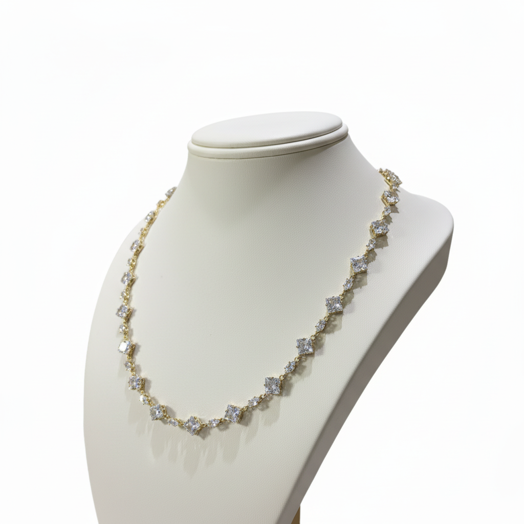 Crystal Riviera - Κολιέ Ριβιέρα με Ζιργκόν